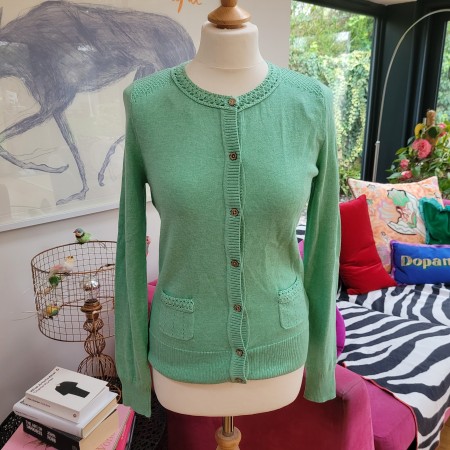 Mint Cotton Cardigan
