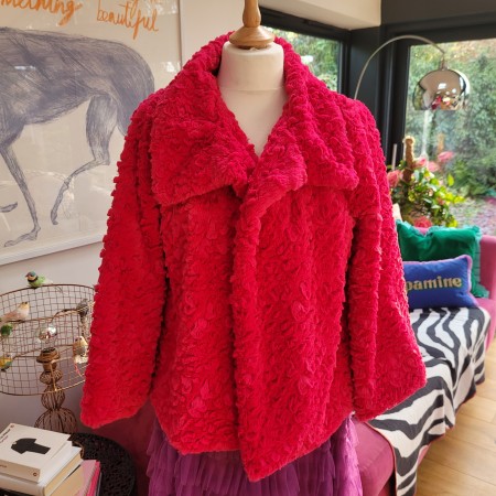 Jayley Pink Faux Fur