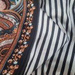 Brown Paisley Bomber