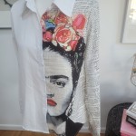 Frida Newsprint Blouse