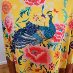 Yellow Tassel Poncho