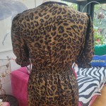 Black and Gold Leopard Dress