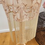 Pale Pink Sequin Kimono