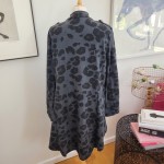 Animal Print Military Style Jacket