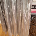 Silver Pleated Skirt