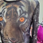 Tiger Eyes Mesh Top