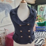 Distressed Cotton Waistcoat