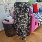 Punk Hippie Camo Skirt
