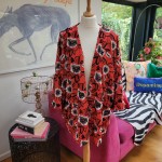 Flower Applique Kimono