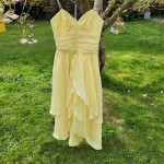 Vintage Yellow Party Dress