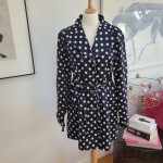 Polka Dot Trench Coat