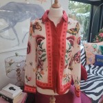 Snakes and Flowers Blouse