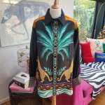 Versace Style Leopard Shirt