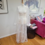 White Sequin Kimono