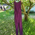 Purple Sequin Jumpsuit