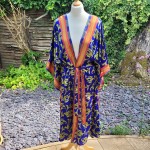 Blue and Green Kimono