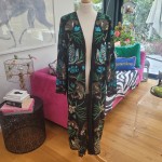 Green and Blue Sequin Kimono
