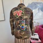 Hamsa Hand Camo Jacket