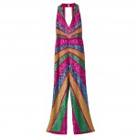Multicoloured Sequin Jumpsuit