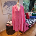Pink Duster Coat
