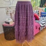 Purple Tulle Skirt