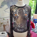 Tiger Eyes Mesh Top